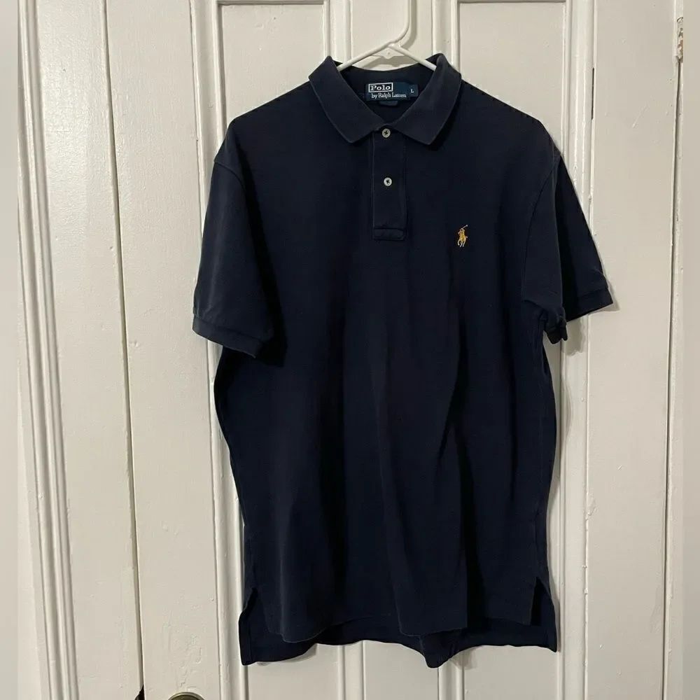 VINTAGE Polo Ralph Lauren short sleeve collar shirt